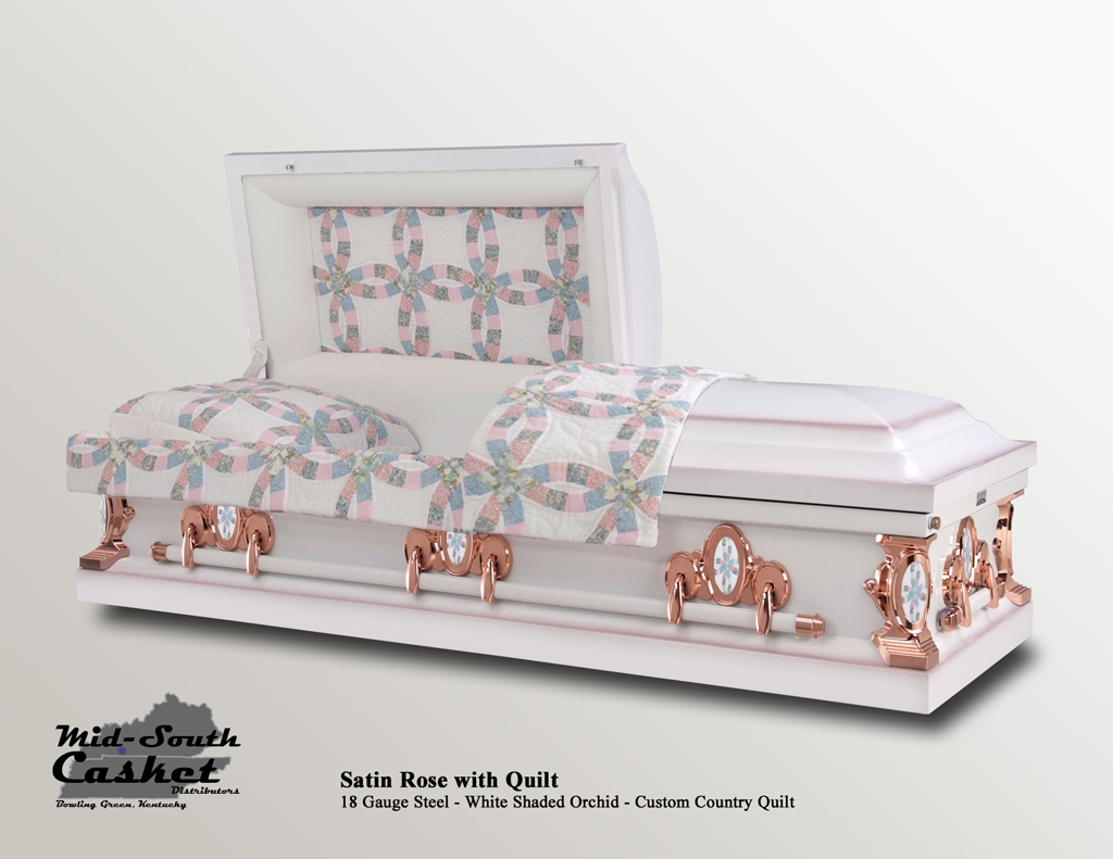 Satin Rose with Quilt Interior